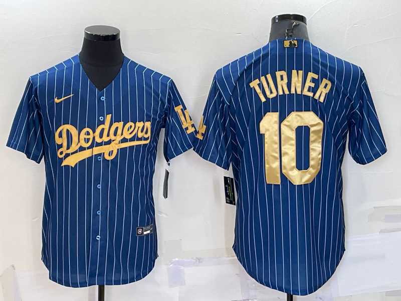 Men's Los Angeles Dodgers #10 Justin Turner Navy Blue Gold Pinstripe Stitched MLB Cool Base Nike Jersey,We sell and wholesale Men's Los Angeles Dodgers #10 Justin Turner Navy Blue Gold Pinstripe Stitched MLB Cool Base Nike Jersey on line form chian!